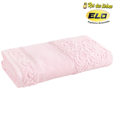 TOALHA ROSTO KARSTEN P/BORDAR MELINA II- ROSA QUARTZO