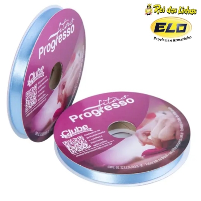 FITA CETIM PROGRESSO SIMPLES PC 50MTS N.2-246 AZUL CELESTE