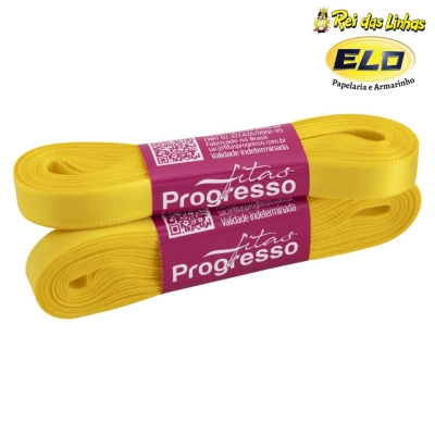 FITA CETIM PROGRESSO SIMPLES PC 10MTS N.2-763 AMARELO GEMA