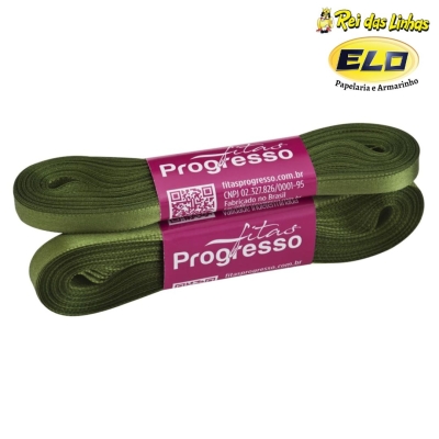 FITA CETIM PROGRESSO SIMPLES PC 10MT N.1-249 VERDE MILITAR