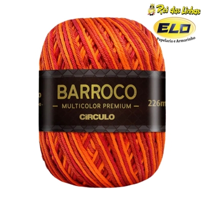 BARBANTE BARROCO MULTICOLOR PREMIUM N.6 200GR-9484 VERAO