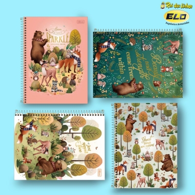 CADERNO TILIBRA ESP UNIV C/D 10MT 160FLS LOVELAND-