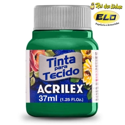 TINTA TECIDO ACRILEX 37ML-582 VERDE GRAMA