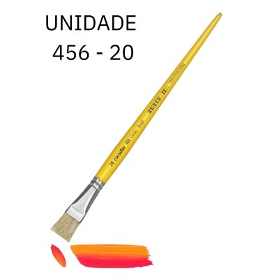  Pincel Chato Artistico Ref. 456 Condor- Kit ou Unidade