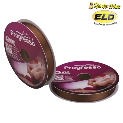 FITA CETIM PROGRESSO SIMPLES PC 50MTS N.3-391 MARROM