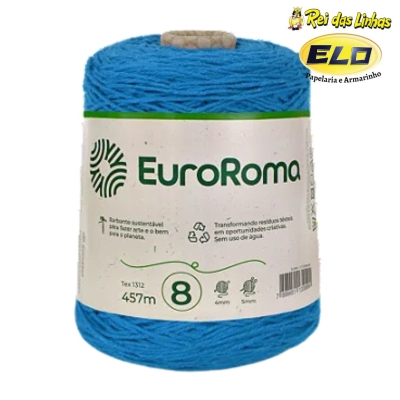 BARBANTE EURO ROMA 600GR N.8-901 AZUL PISCINA