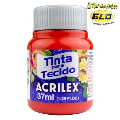 Tinta para Tecido Acrilex 37ml - Várias Cores