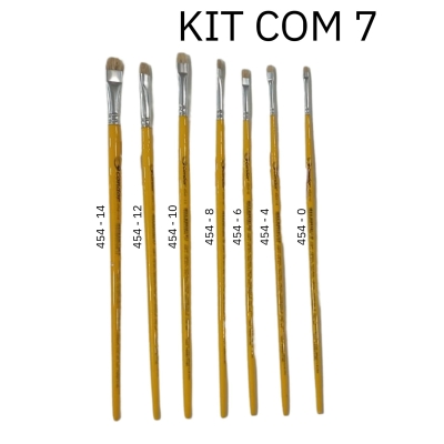 Pincel Ref 454 Curto Lixado Condor- Kit ou unidade