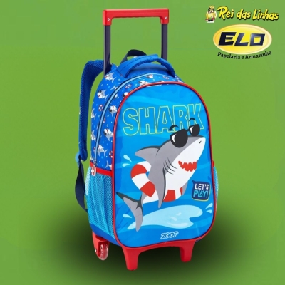 MOCHILA CARRINHO SEANITE ZOOP DINO/TUBARAO MR41428-