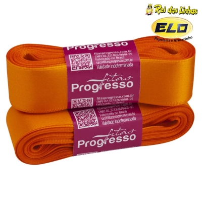 FITA CETIM PROGRESSO SIMPLES PC 10MTS N.7-66 LARANJA