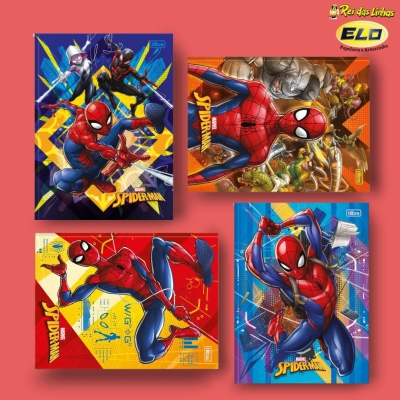CADERNO TILIBRA UNIV C/D COST 80FLS SPIDER MAN-