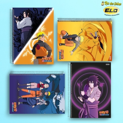 CADERNO SAO DOMINGOS UNIV C/D 10MT 160FL NARUTO-