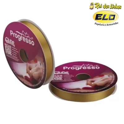FITA CETIM PROGRESSO SIMPLES PC 50MTS N.3-1353 DOURADO