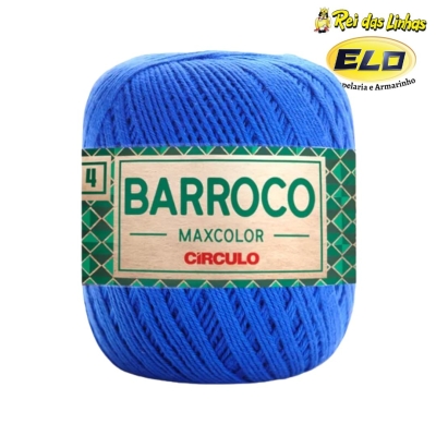 BARBANTE BARROCO MAXCOLOR N.4 200G-2829 AZUL BIC