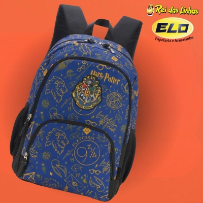 MOCHILA COSTA LUXCEL HARRY POTTER LAPTOP MJ46762HP-AZUL