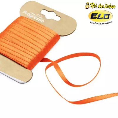 FITA CETIM PROGRESSO DUPLA PC 10MTS N.0-66 LARANJA
