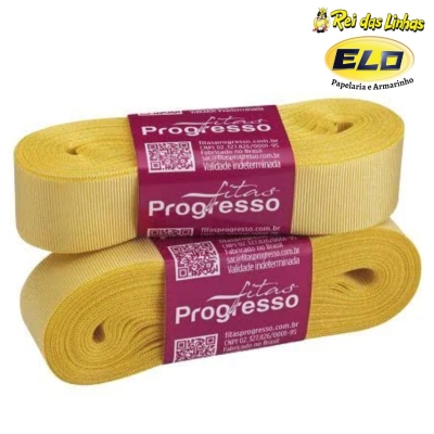 FITA GORGURAO PROGRESSO N.5 GL005 PC 10 MTS-242 AMARELO CANARIO