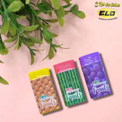 BORRACHA TRIS FRUITS-