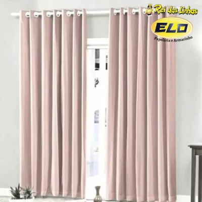 CORTINA BELLA JANELA 260X170 PRATIKA LISA SLIM-BALI