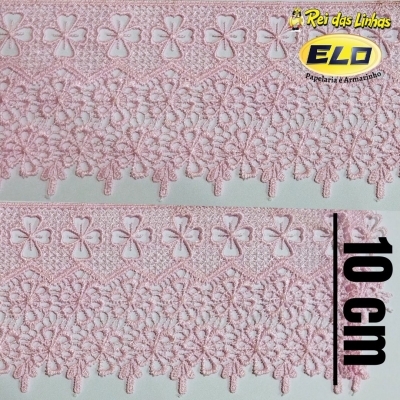 RENDA GUIPURE NYBC CHL622 10CM PC13,70(SITE)-ROSA CLARO