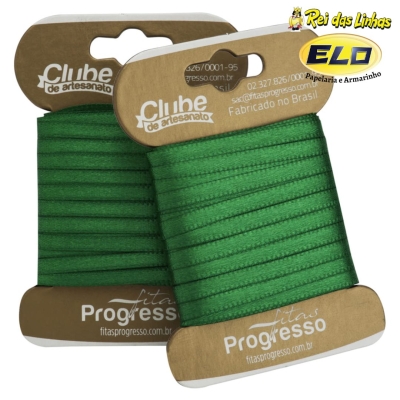 FITA CETIM PROGRESSO DUPLA PC 10MTS N.0-217 VERDE BANDEIRA