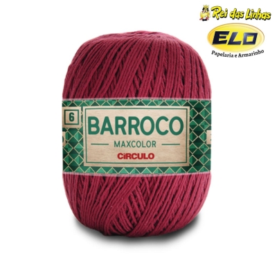 BARBANTE BARROCO MAXCOLOR N.6 400G-7136 MARSALA