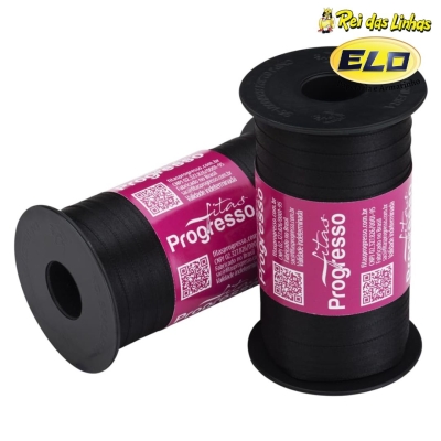 FITA CETIM PROGRESSO SIMPLES PC 100MT N.1-219 PRETO