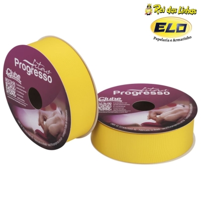 FITA GORGURAO PROGRESSO N.9 GL009 PC 40MTS-763 AMARELO GEMA