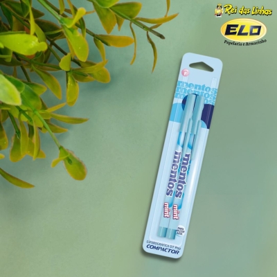 CANETA COMPACTOR MENTOS C/2-