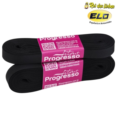 FITA GORGURAO PROGRESSO N.2 GL002 PC 10MTS-219 PRETO