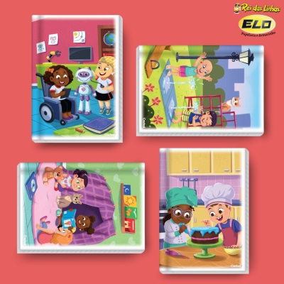 CADERNO CREDEAL BROCHURAO CAPA FORETE 60FL LALA-FEM