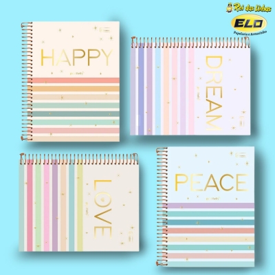 CADERNO CADERSIL UNIV C/D ESP 10MT POSITIVITY-