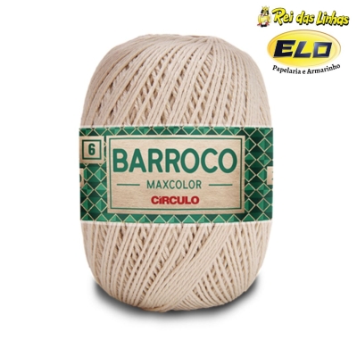 BARBANTE BARROCO MAXCOLOR N.6 200G-7684 PORCELANA