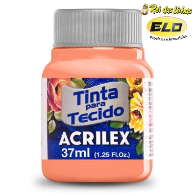 TINTA TECIDO ACRILEX 37ML-518 SALMAO