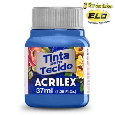 TINTA TECIDO ACRILEX 37ML-543 AZUL ULTRAMAR