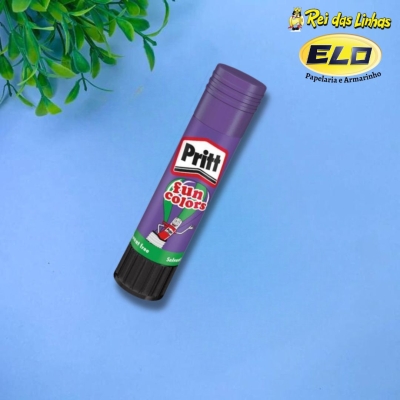 COLA BASTAO HENKEL PRITT 10G COLORIDA-ROXO