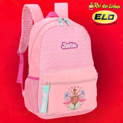 MOCHILA COSTAS LUXCEL BARBIE MS46806BB-ROSA