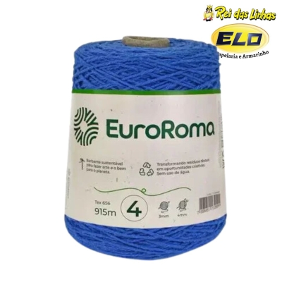 BARBANTE EURO ROMA 600GR 4/4-903 AZU ROYAL