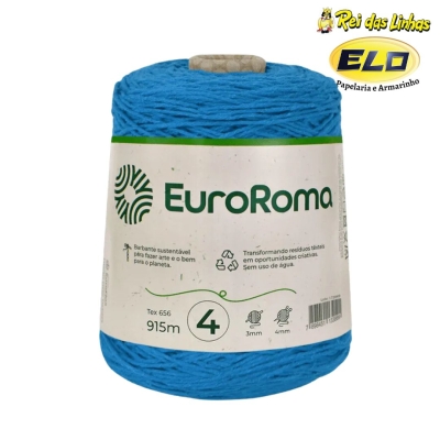 BARBANTE EURO ROMA 600GR N.4-901 AZUL PISCINA
