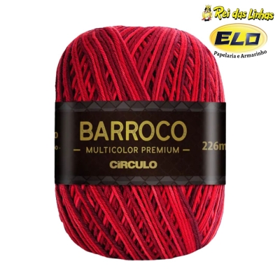 BARBANTE BARROCO MULTICOLOR PREMIUM N.6 200GR-9245 GELEIA