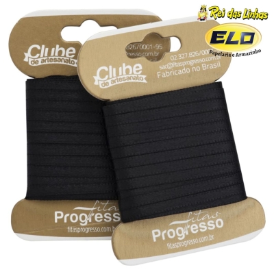 FITA CETIM PROGRESSO DUPLA PC 10MTS N.0-219 PRETA