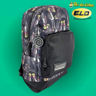 MOCHILA LUXCEL COSTAS BORUTO MS46463BR-PRETO
