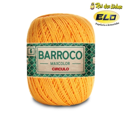 BARBANTE BARROCO MAXCOLOR N.6 400G-1449 OURO
