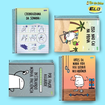 CADERNO JANDAIA ESP UNIV C/D 10MT 160FLS FLORK-