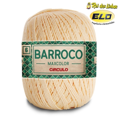 BARBANTE BARROCO MAXCOLOR N.6 200G-1114 AMARELO CANDY