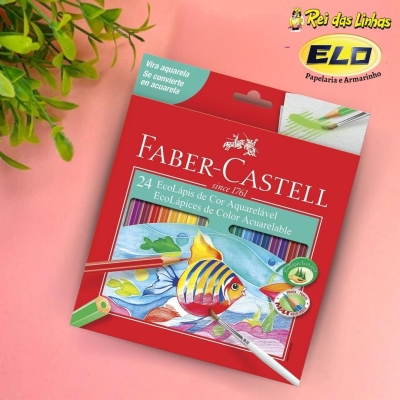 LAPIS DE COR FABER 24 AQUARELA-