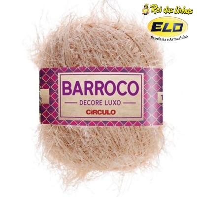 BARBANTE BARROCO DECORE LUXO CIRCULO-119 PÉROLA