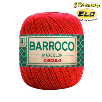 BARBANTE BARROCO MAXCOLOR N.4 200G-3402 VERMELHO