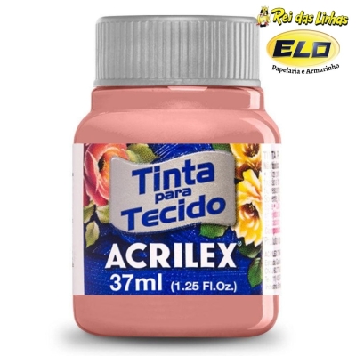 TINTA TECIDO ACRILEX 37ML-828 ROSA ANTIGO