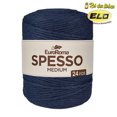 BARBANTE EURO ROMA SPESSO 1KG N.24-904 AZUL MARINHO